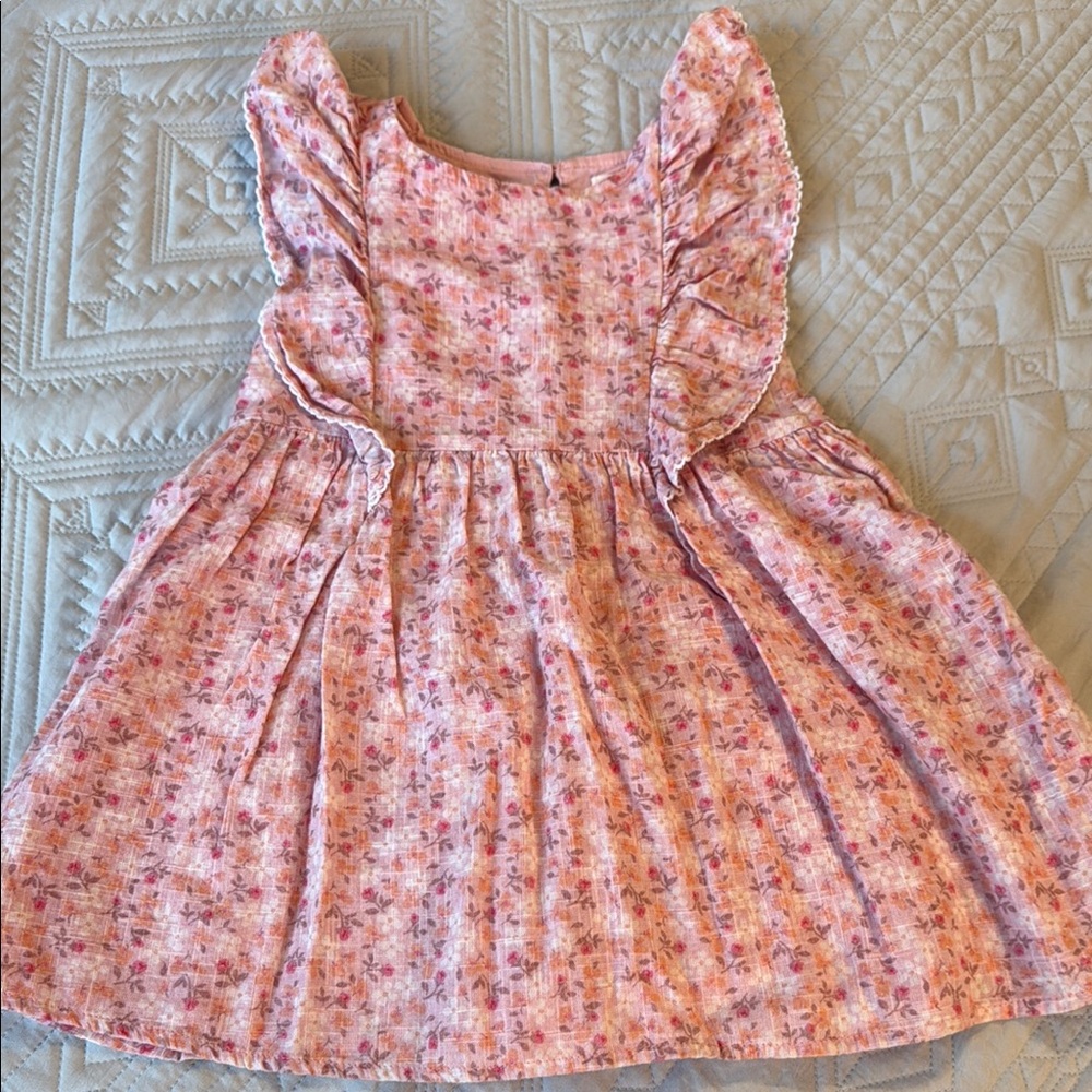 Cat & Jack Pink Floral Print Dress - 3T